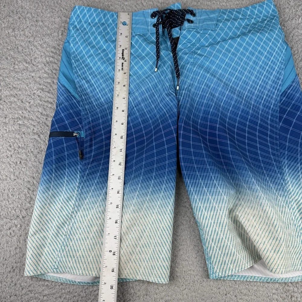 Billabong Board Shorts‎ Recycler Fluid Pro Surf Mens Size 29 Blue Swim Fish